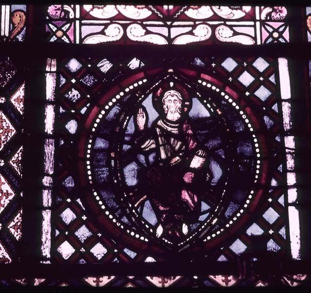 Window C1, bottom medallion