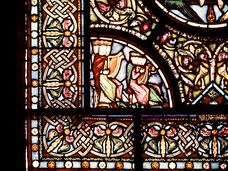 Window B2, border detail