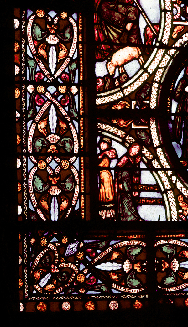 Window O1, border detail