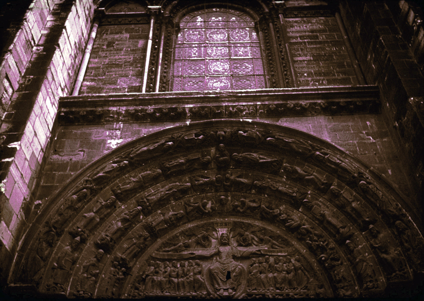 Tympanum, west exterior