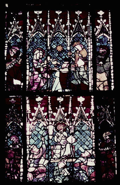 Nave, south, bottom, window 5, section D, 2-1