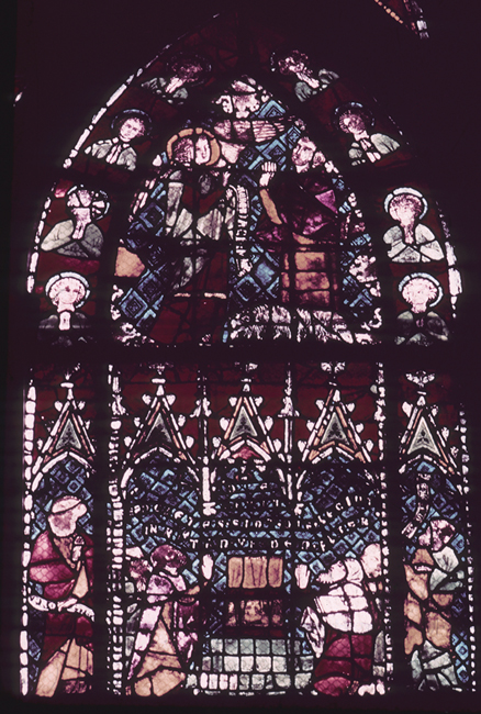 Nave, south, bottom, window 5, section B, 4-3