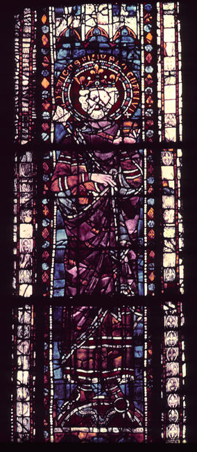 Nave, north, bottom, window 5, section C