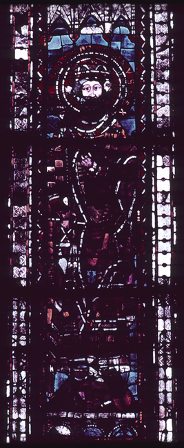Nave, north, bottom, window 4, section B