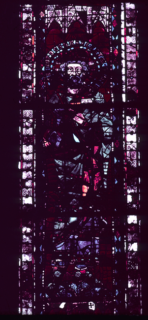 Nave, north, bottom, window 4, section A