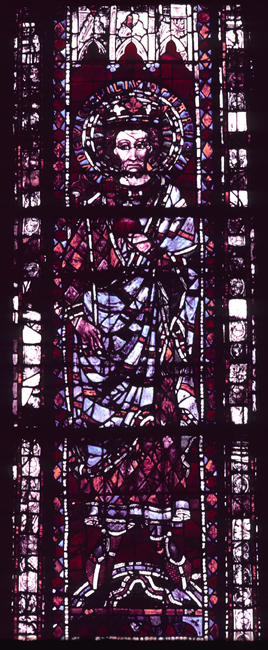 Nave, north, bottom, window 5, section B