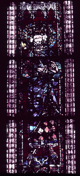 Nave, north, bottom, window 4, section C