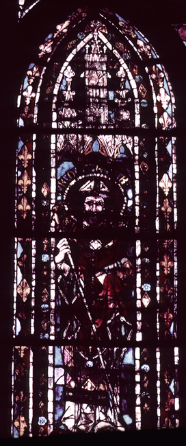 Nave, north, top, window 3, section A, 3