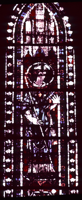Nave, north, top, window 3, section B, 3