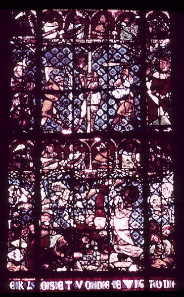 Nave, south, bottom, window 3, section D, 2-1