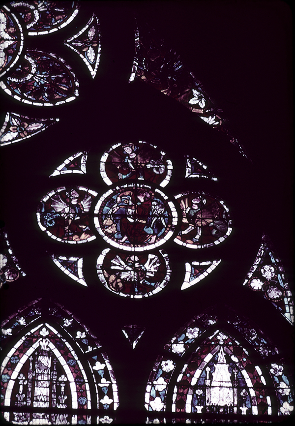 Clerestory, window 11, rose 3