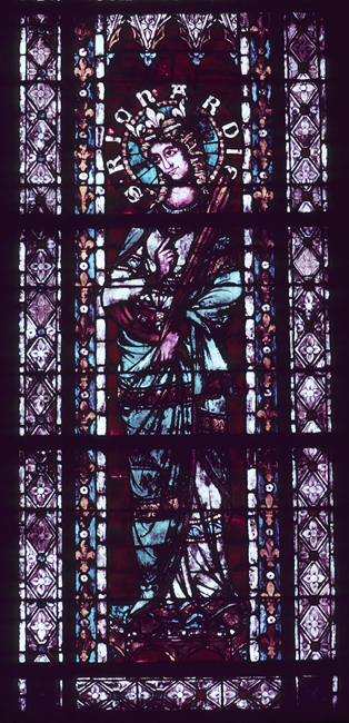 Nave, south, top, window 4, section D, 2