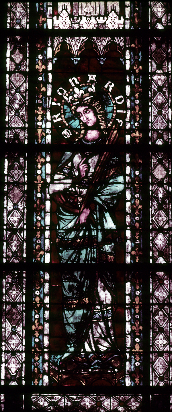 Clerestory, window 10, section D 2