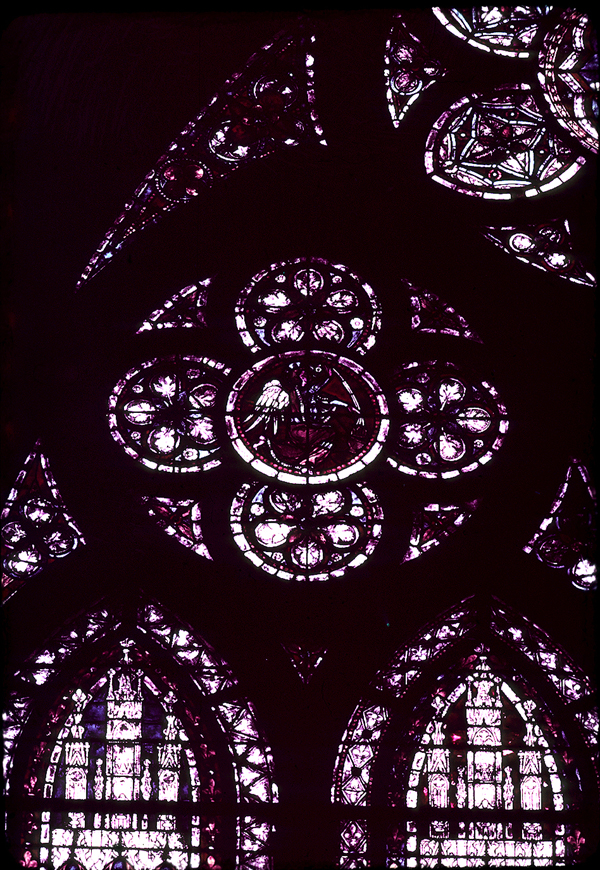 Clerestory, window 10, rose 5