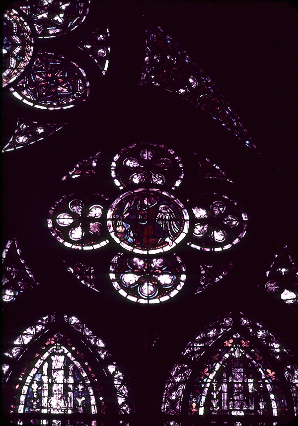 Clerestory, window 10, rose 3
