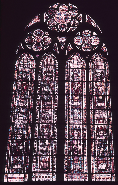 Nave, north, top, window 3