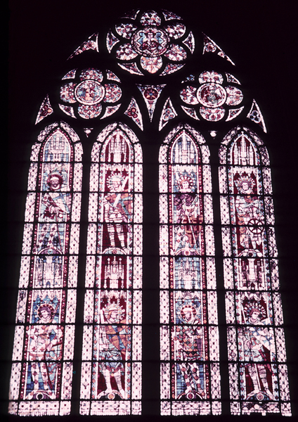 Nave, north, top, window 6