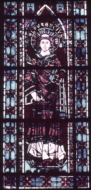 Nave, north, top, window 7, section C, 1