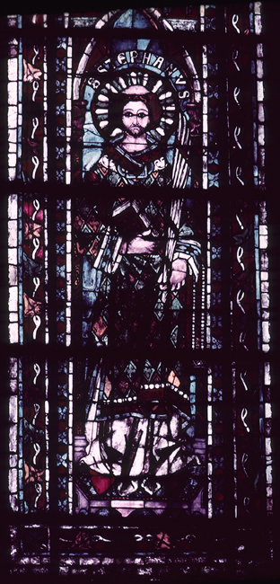 Nave, north, top, window 7, section D, 1