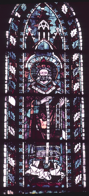 Nave, north, top, window 7, section B, 2