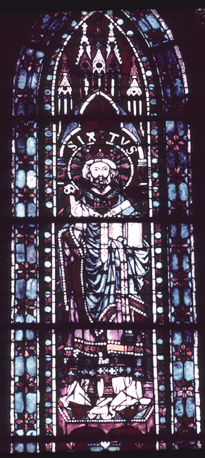 Nave, north, top, window 7, section C, 2