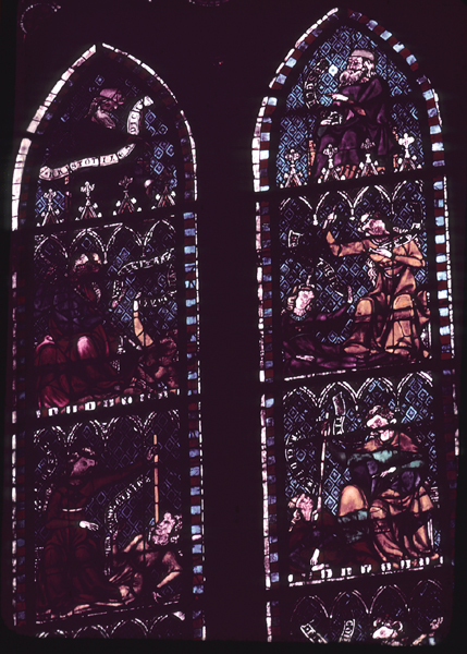 Nave, north, top, window 1, section AB, 7-6-5