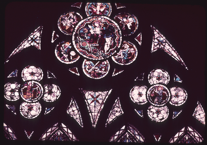 Nave, north, bottom, window 2, central rose