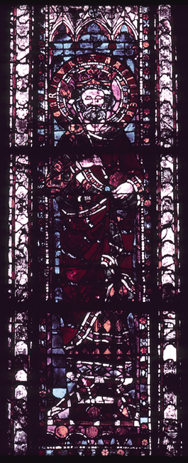 Nave, north, bottom, window 3, section B