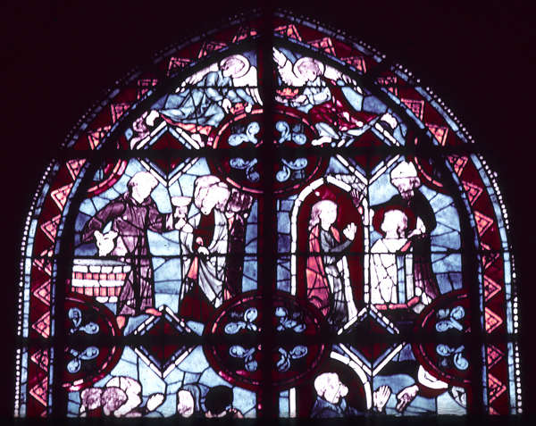 Windows, apse, south, chapel 1, window 2, zone 8