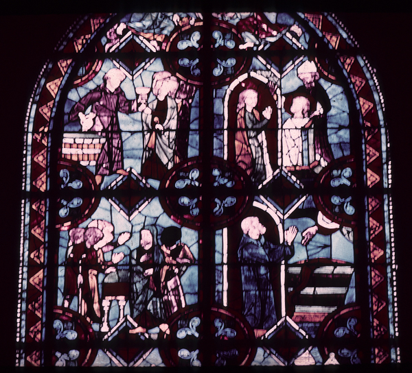 Windows, apse, south, chapel 1, window 2, zone 6