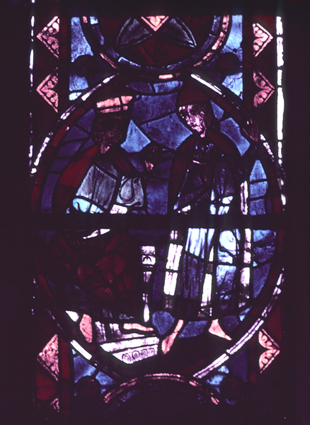 Windows, choir, north, bay 7, lancet 1, zone 1