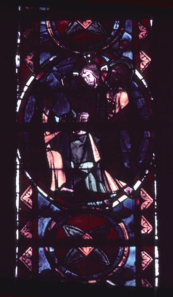 Windows, choir, north, bay 7, lancet 1, zone 2