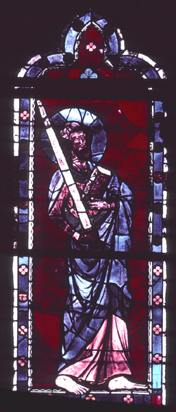 Windows, choir, triforium, north, bay 2, lancet 1