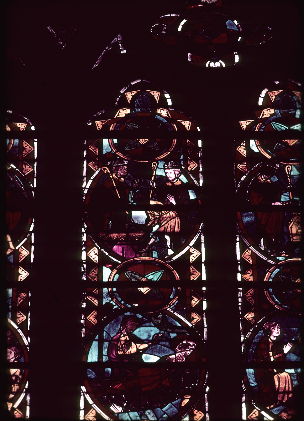Clerestory, window 1, section C6