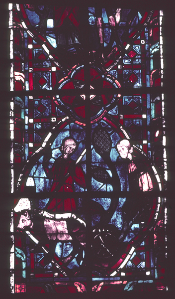 Windows, choir, north, bay 4, lancet 3, zone 1