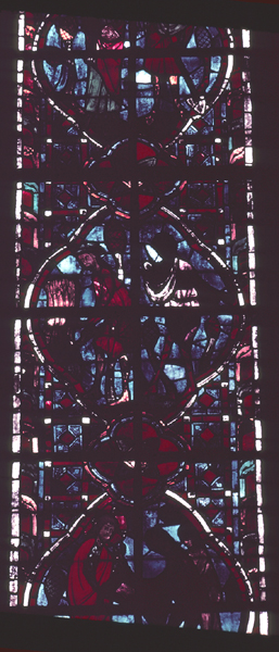 Windows, choir, north, bay 4, lancet 3, zone 4