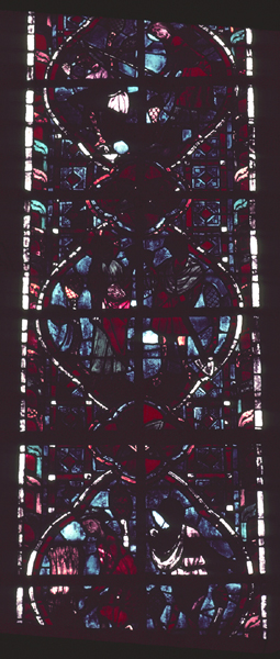 Windows, choir, north, bay 4, lancet 3, zone 5