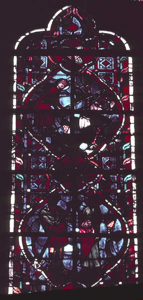 Windows, choir, north, bay 4, lancet 3, zones 5-6