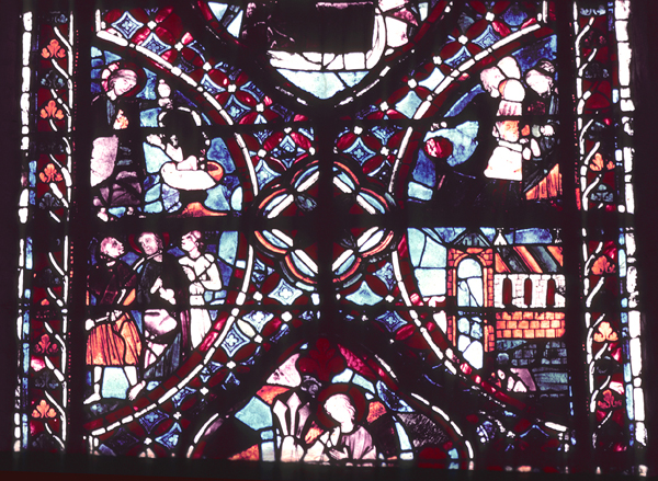 Windows, apse, north, chapel 1, window 2, zones 6-7