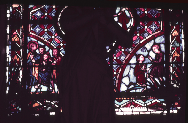 Windows, apse, north, chapel 1, window 2, zones 1-2