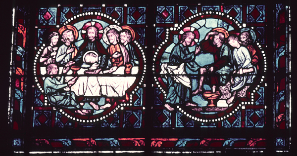 Windows, apse, central chapel, right window, zone 1