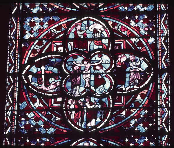 Windows, apse, central chapel, central window, zone 3
