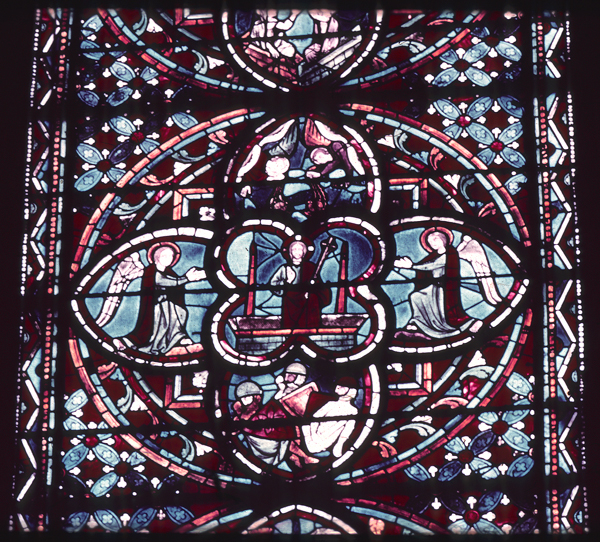 Windows, apse, central chapel, central window, zone 4