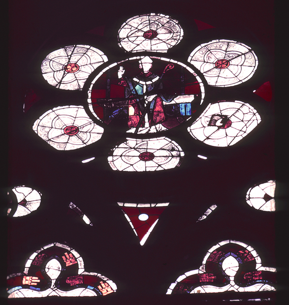Windows, choir, north, bay 3, tracery