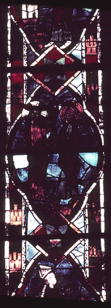 Windows, choir, north, bay 2, lancet 1, zone 2