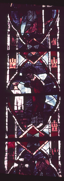 Windows, choir, north, bay 2, lancet 1, zone 3