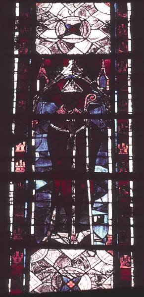 Windows, choir, north, bay 3, lancet 1, zone 2