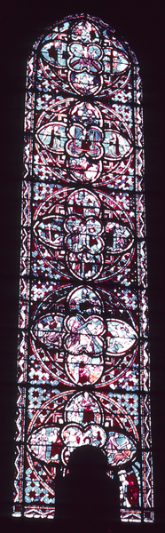 Windows, apse, central chapel, central window