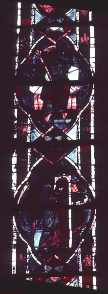 Windows, choir, north, bay 2, lancet 1, zones 4-5