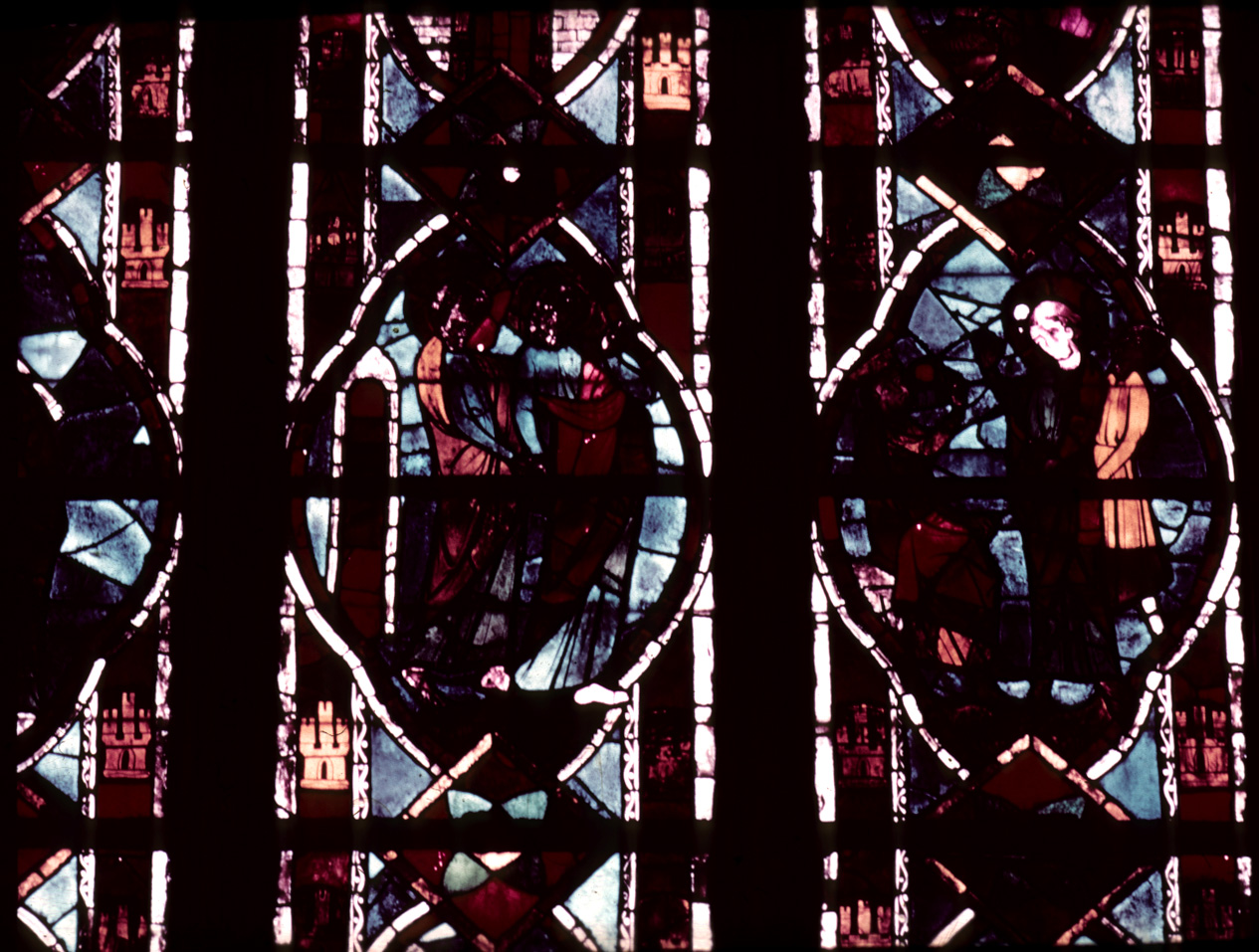 Clerestory, window 6, section B3, C3